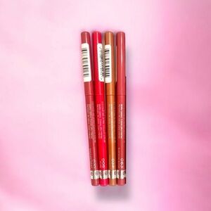 💕[LOT OF 4] RIMMEL Exaggerate Automatic Lip Liners: 005, 032, 060, 073 mm